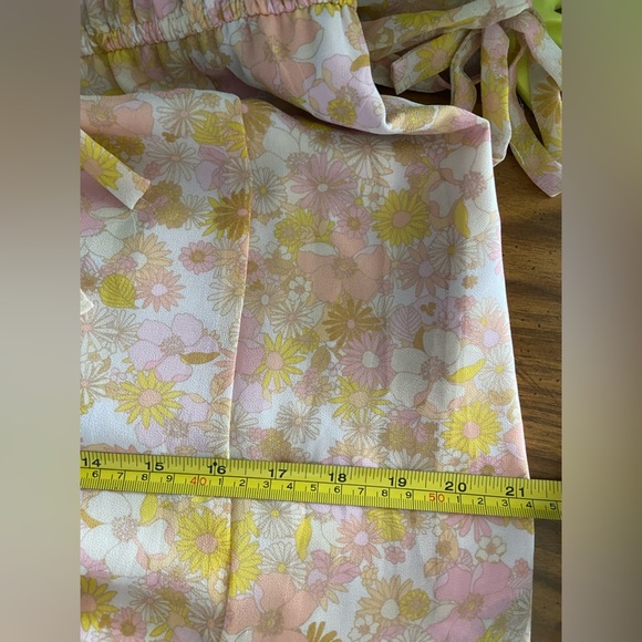 For Love & Lemons Eden Silk-Blend Midi Dress Women's sz Small READ - Picture 16 of 16